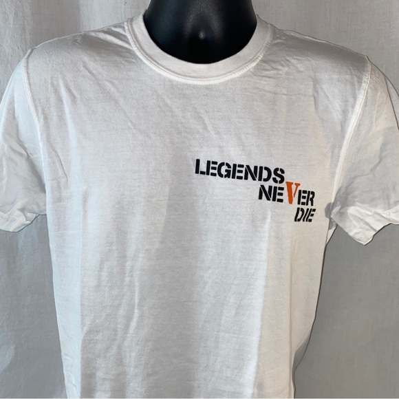 Vlone Butterfly Tee Size Small VLONE T-Shirt White Orange NEW - Picture 7 of 9